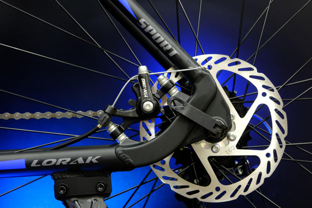 LORAK M-07 Prom Матовый Чёрный/Синий 17р (на рост 155-173)