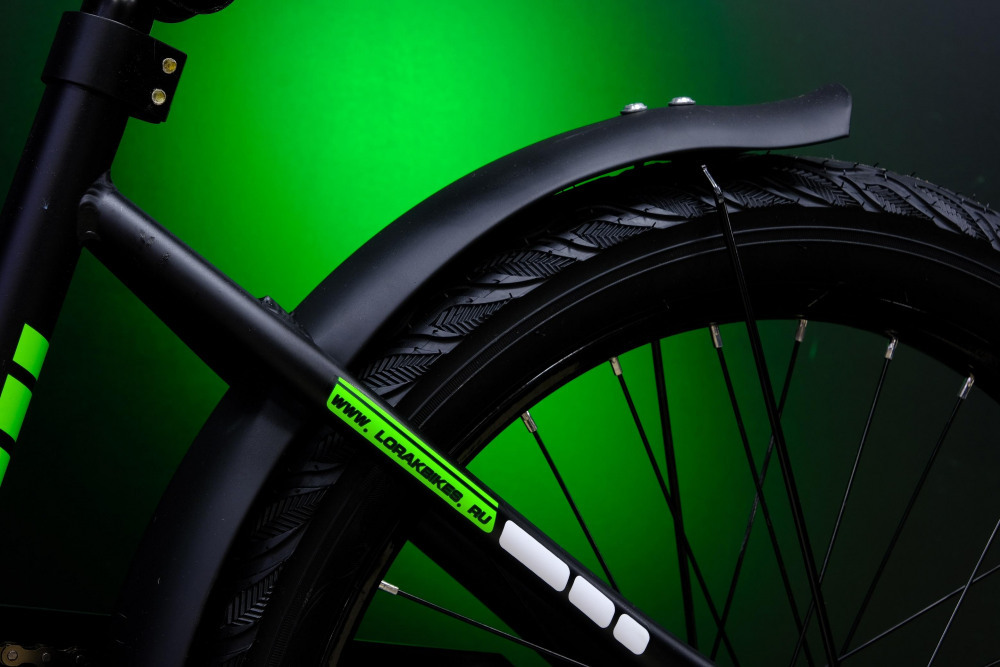 Lorak Junior 18 Boy Матовый Чёрный/Зелёный