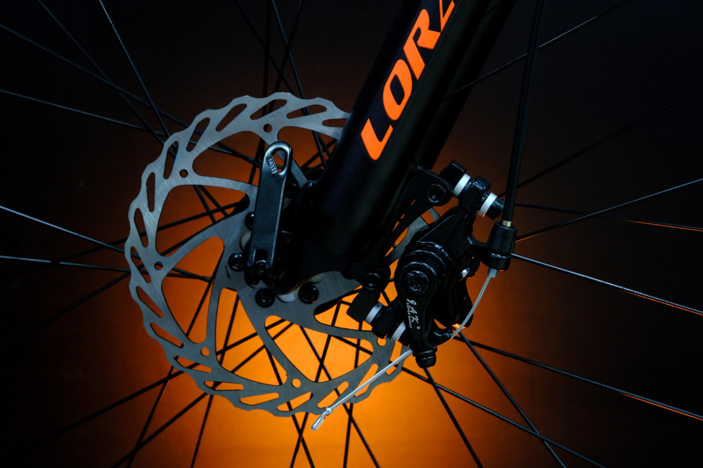 Lorak MAX 150 Матовый Чёрный/Оранжевый 15р (на рост 141-160)