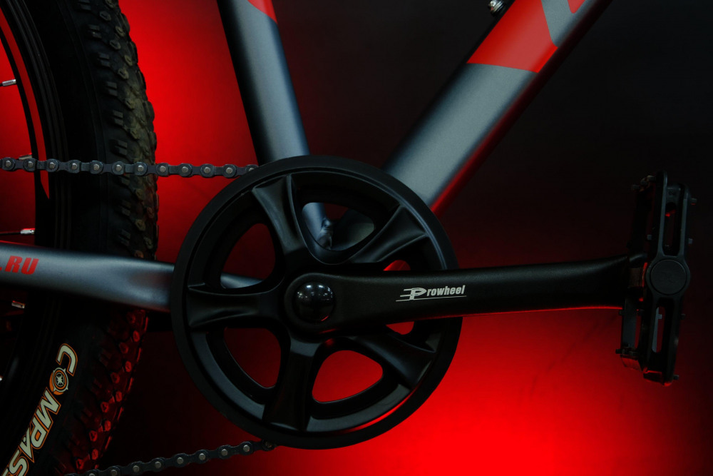 LORAK SHARK 26 BLACK Матовый Чёрный/Красный