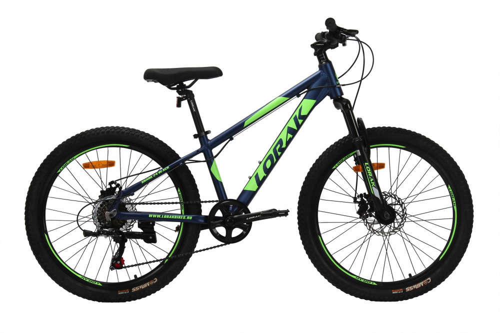 LORAK SHARK 24 BLACK Матовый Синий/Зелёный