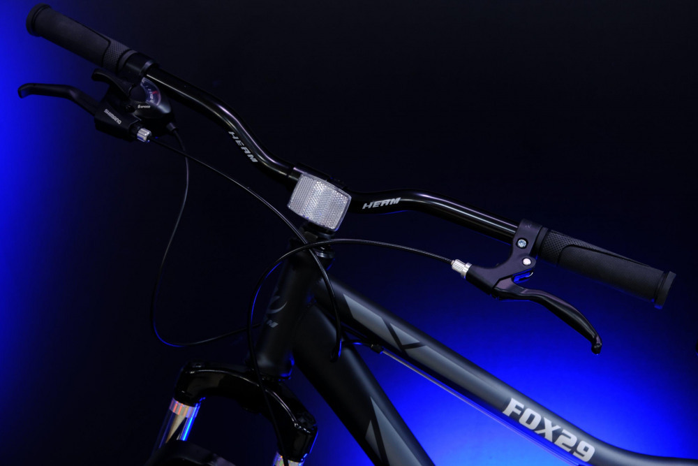 HEAM FOX 29 Матовый Чёрный/Серый